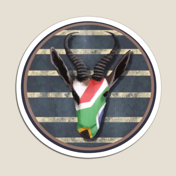 Item preview, Springbok enshrouded in the South African flag designed and sold by CheriGurl.