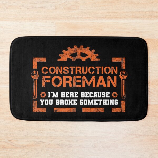 Item preview, Construction foreman designed and sold by Orange Pieces.