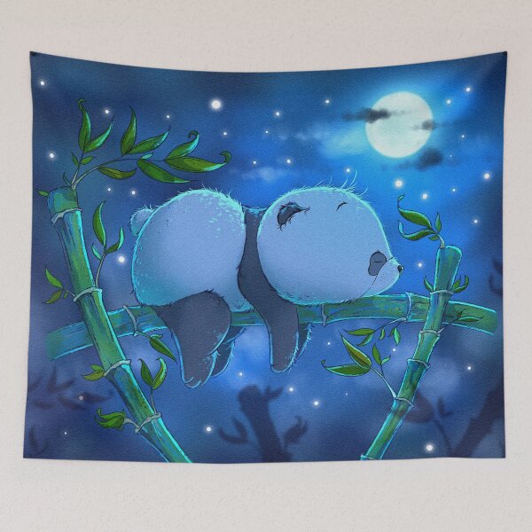 Item preview, Sleeping panda designed and sold by leehollandart.