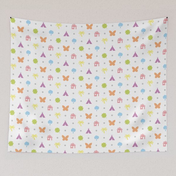 Item preview, Holiday pattern - colors / white designed and sold by CyrielleShop.