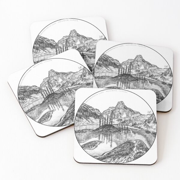 Item preview, Watersprite Lake - Squamish Mountains Canada designed and sold by StephCarrDesign.