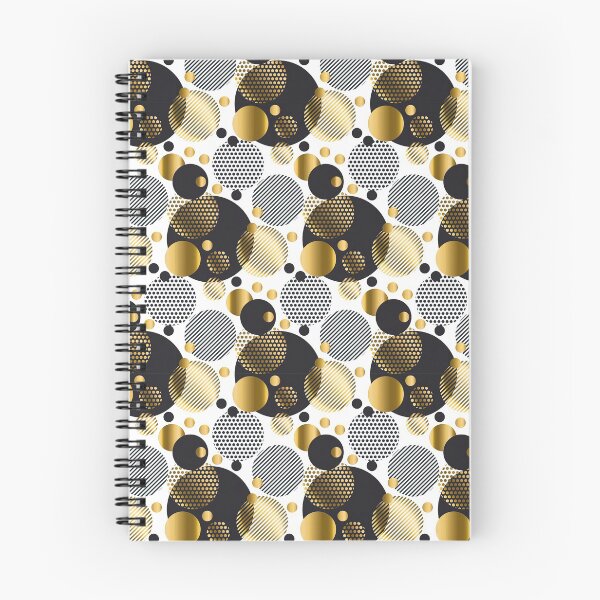 Item preview, Black, White and Gold Polka dot, Black and White Polka dot Pattern, Black and White Polka dot Design, Polka Dot designed and sold by graphic-genie.