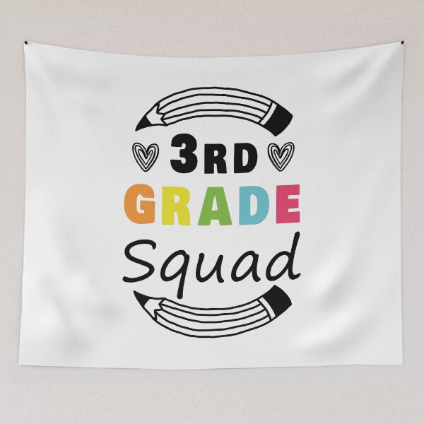 Item preview, 3rd Grade Squad Third Grade Teacher Student - Back to School Gift Idea designed and sold by Chamssou.