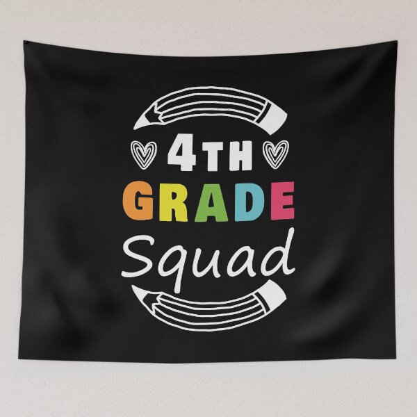 Item preview, 4th Grade Squad Fourth Grade Teacher Student Back to School Gift Idea  designed and sold by Chamssou.