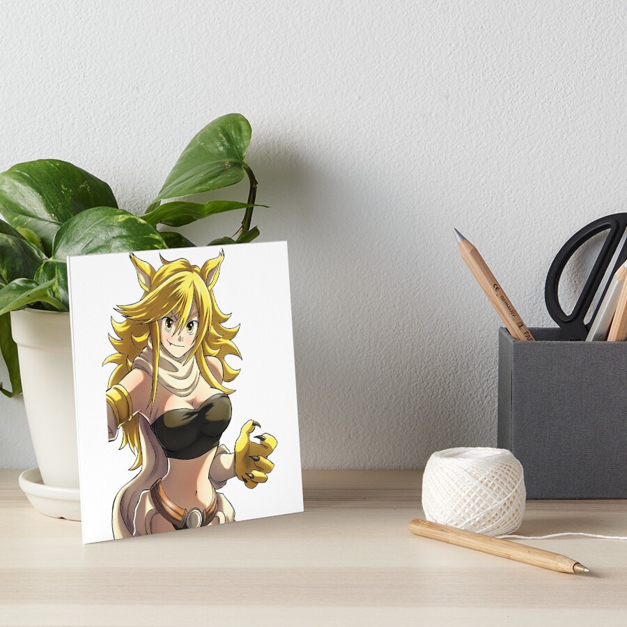 Akame ga Kill : Leone waifu Art Board Print by Anna Blonwell