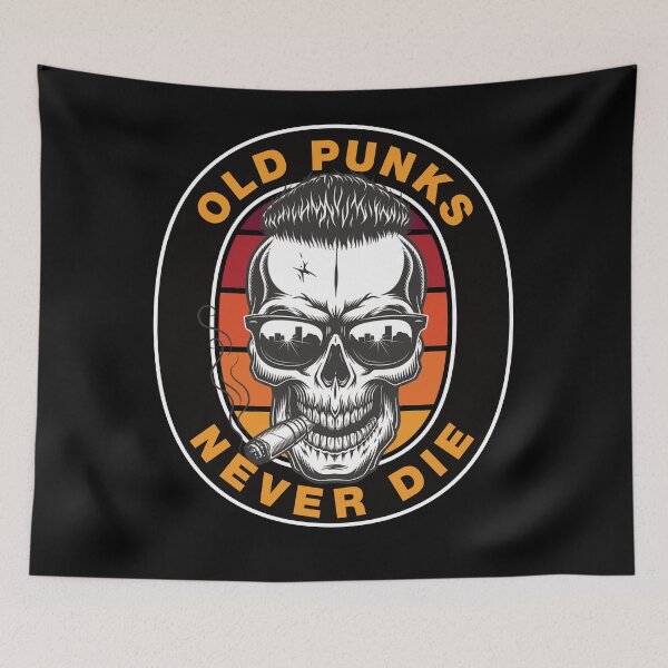 Item preview, Old Punks Never Die designed and sold by Rhu Creations.