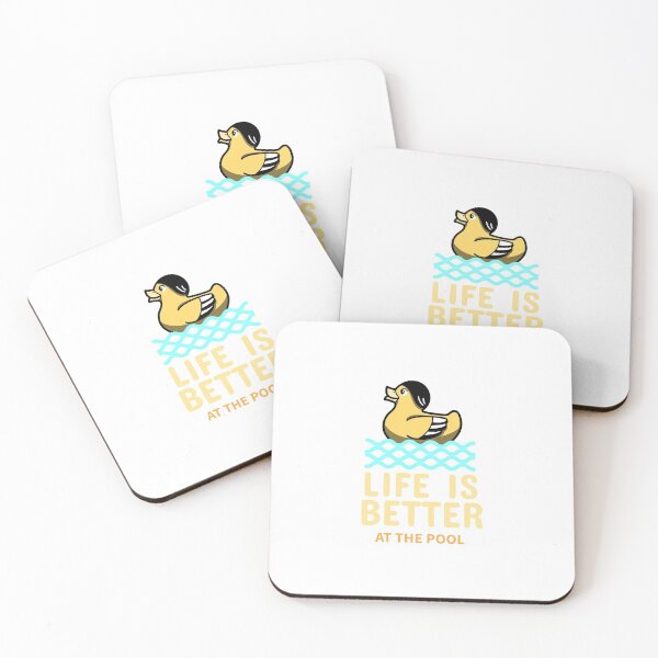 Item preview, Cute life is better at the pool designed and sold by Chidokart.