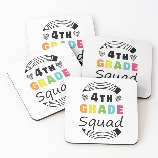 Item preview, 4th Grade Squad Fourth Grade Teacher Student Back to School Gift Idea  designed and sold by Chamssou.