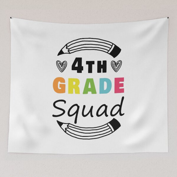 Item preview, 4th Grade Squad Fourth Grade Teacher Student Back to School Gift Idea  designed and sold by Chamssou.