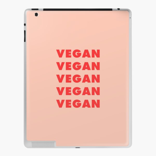 Vegan Vegan Vegan iPad Skin