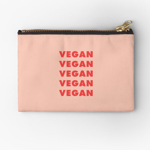 Vegan Vegan Vegan Zipper Pouch