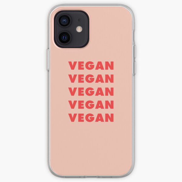 Vegan Vegan Vegan iPhone Soft Case