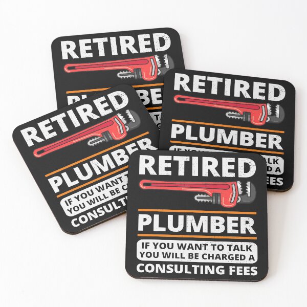 Item preview, Retired Plumber Plumbing Pipefitter Funny Saying designed and sold by CuteDesigns1.