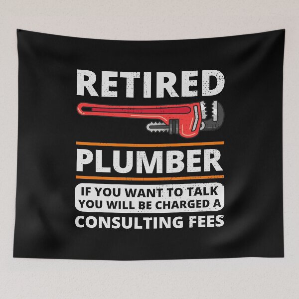 Item preview, Retired Plumber Plumbing Pipefitter Funny Saying designed and sold by CuteDesigns1.