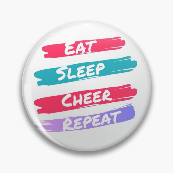 Item preview, eat sleep sheer repeat  designed and sold by trillstshirt.