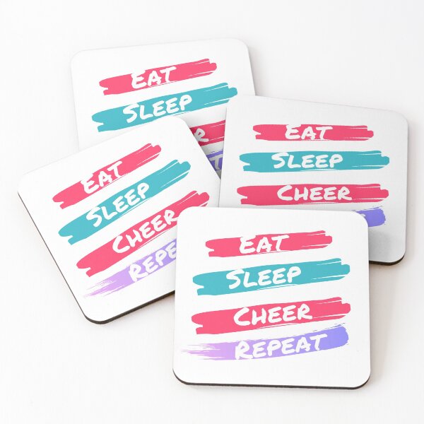 Item preview, eat sleep sheer repeat  designed and sold by trillstshirt.