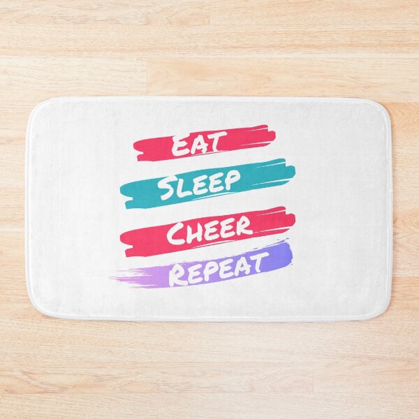 Item preview, eat sleep sheer repeat  designed and sold by trillstshirt.