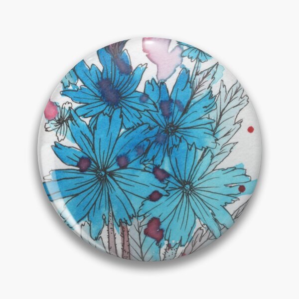 Item preview, NomiAntics Blue Flowers designed and sold by NomiAntics.