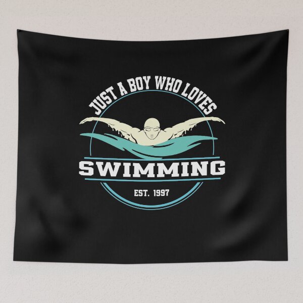 Item preview, Just a boy who loves Swimming Water Swimmer designed and sold by besTmanuFacture.