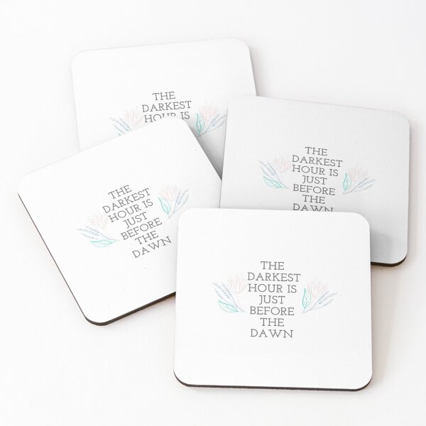 Item preview, motivational quote "Darkest hour is before the dawn" designed and sold by Y2AA.