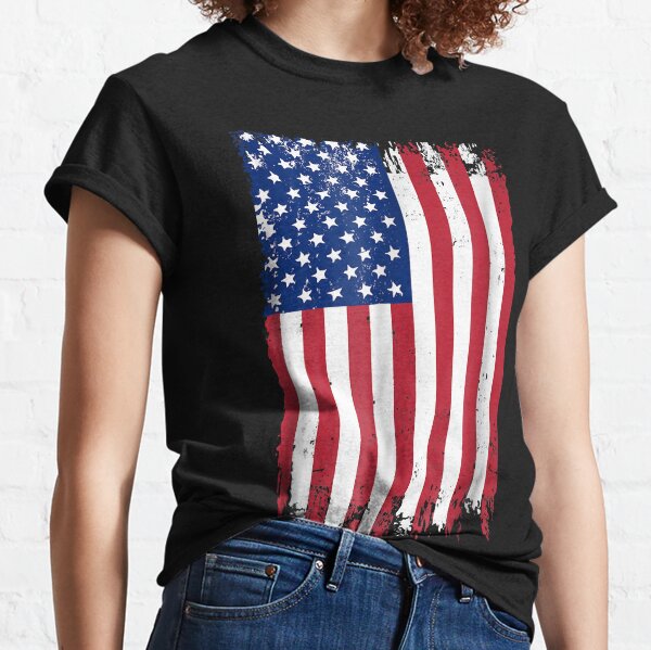 Distressed Q American Flag WWG1WGA Sweatshirt Deep State Patriotic Sweater