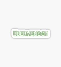 ubermensch -- nietzsche Sticker