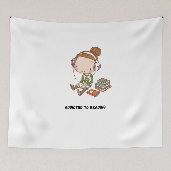 Item preview, Addicted to reading designed and sold by EagleArtist12.
