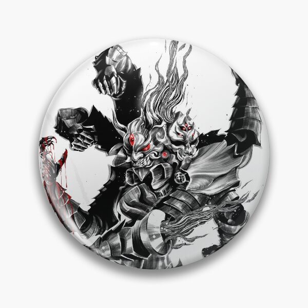 Item preview, Estilo de tinta de armadura Asura designed and sold by theskulstudio.