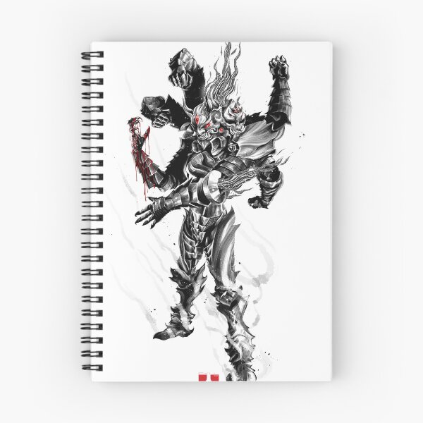 Item preview, Asura armor ink style designed and sold by theskulstudio.