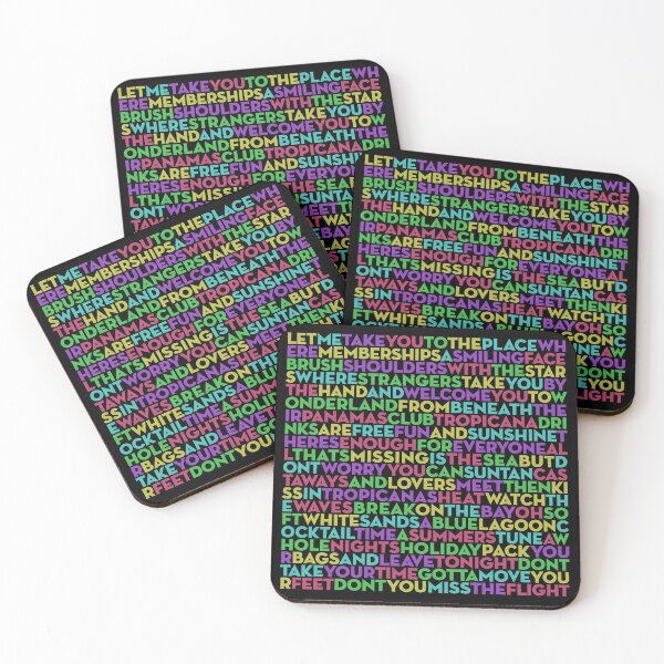 Item preview, Club Tropicana - Wham! (lyrics) v.1 designed and sold by x1brett.