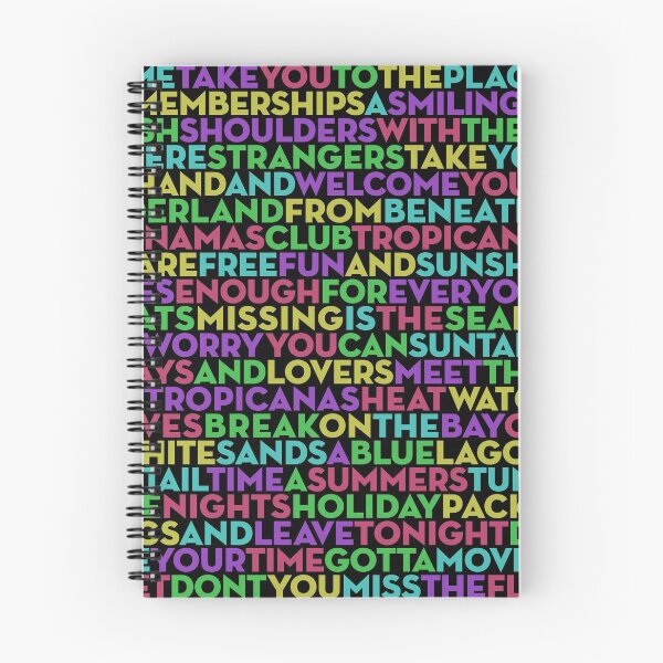 Item preview, Club Tropicana - Wham! (lyrics) v.1 designed and sold by x1brett.