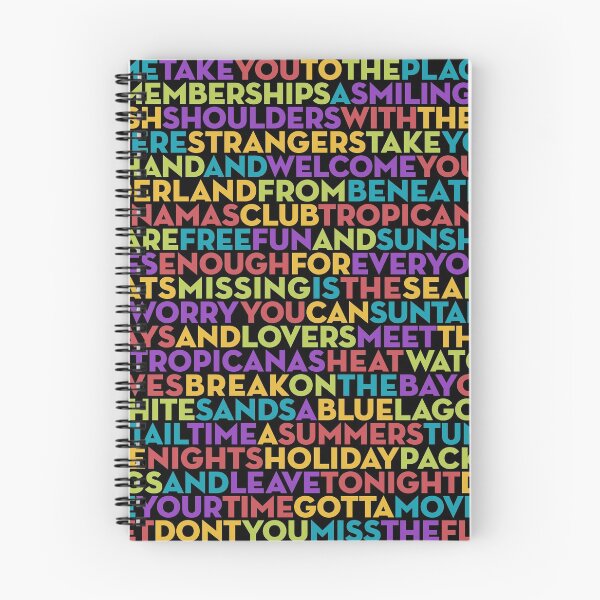 Item preview, Club Tropicana - Wham! (lyrics) v.2 designed and sold by x1brett.