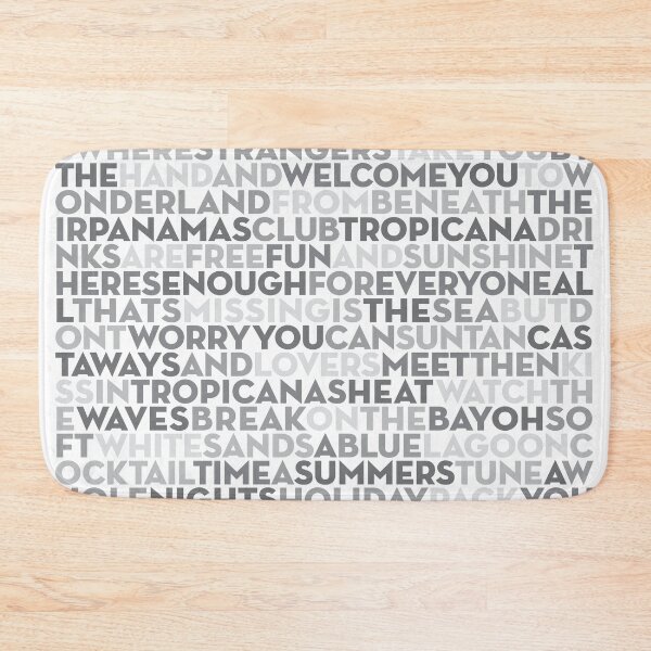 Item preview, Club Tropicana - Wham! (lyrics) v.3 designed and sold by x1brett.