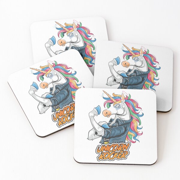Item preview, Magical Rainbow Denim Jacket Biker Unicorn designed and sold by ozunu.