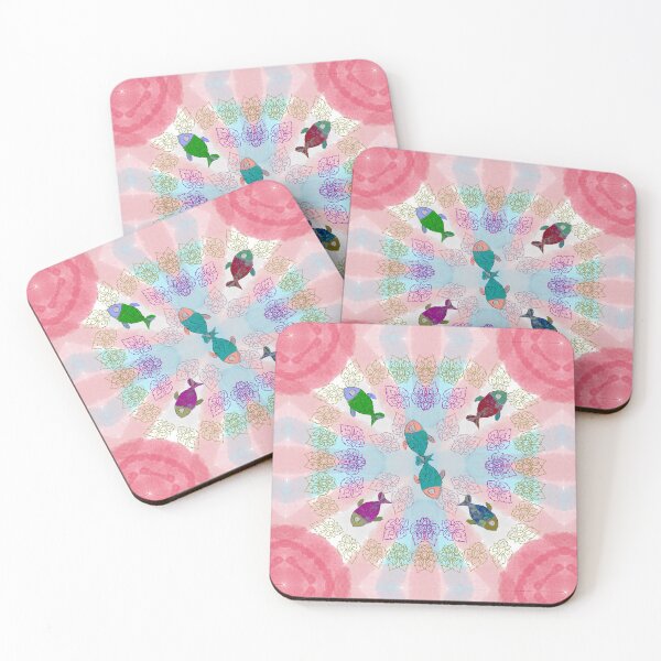 Item preview, Four fishes and one flower designed and sold by LATIGO BAYNE.