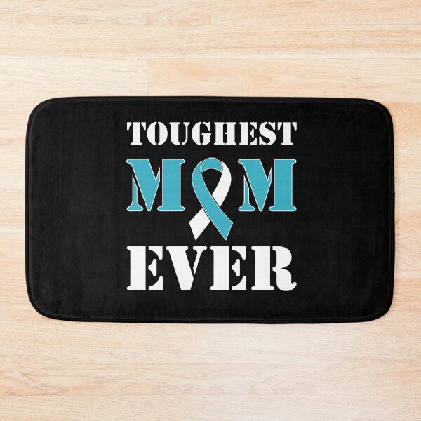 Item preview, Cervical Cancer Toughest Mom Support designed and sold by BibiTeeDesign.