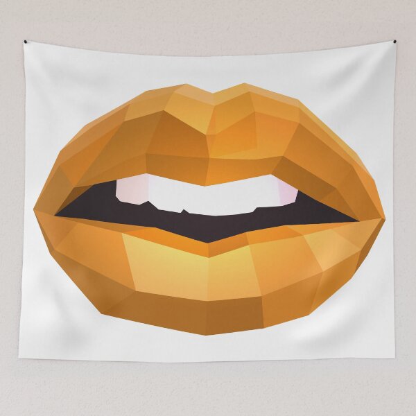 Item preview, open mouth Golden Lips designed and sold by Muditha88.