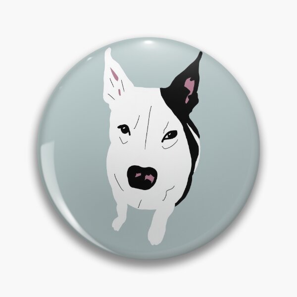 Item preview, Cute little dog “Mikey” Pitbull-type Dog designed and sold by PrintsWithGaia.