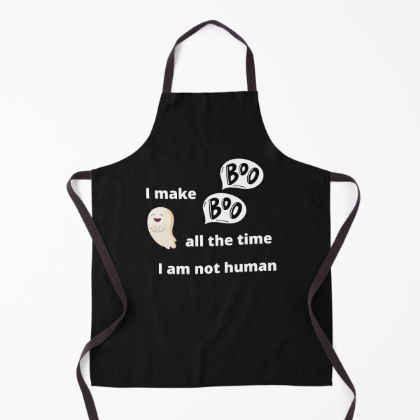Item preview, I make Boo Boo all the time, I am not human - Funny Halloween ghost designed and sold by 3TFashion.