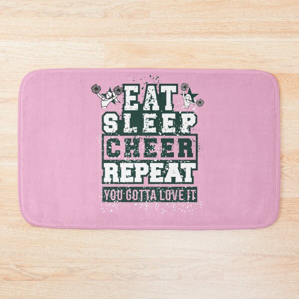 Item preview, Eat Sleep Cheer Repeat designed and sold by JooArtPrints  ★★★★★.