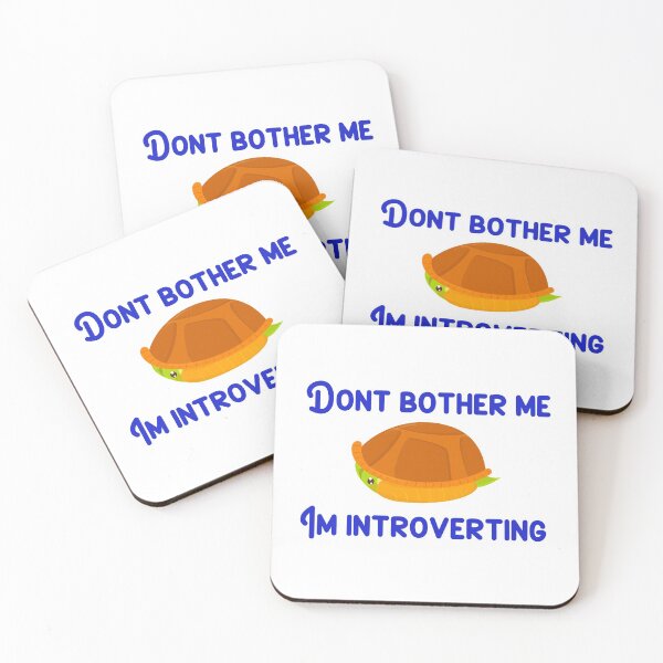 Item preview, Don’t bother me I’m introverting turtle designed and sold by Designs Of all kinds.