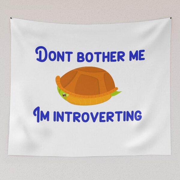 Item preview, Don’t bother me I’m introverting turtle designed and sold by Designs Of all kinds.