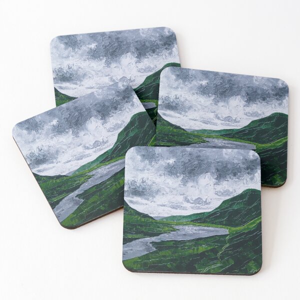 Item preview, Pintura al óleo del campo galés designed and sold by StephCarrDesign.