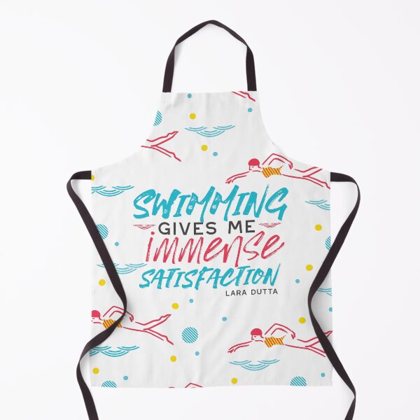 Item preview, Swimming Gives Me Immense Satisfaction Art and Quotes designed and sold by FlinArt.