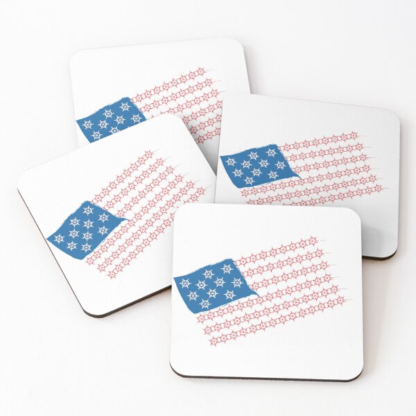 Item preview,  Snowflake American Flag designed and sold by floydmay.