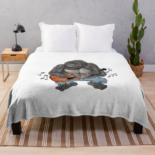 Item preview, Rock music guitarist gorilla is awesome. designed and sold by artredstar.