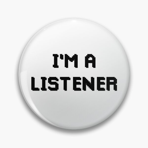 Item preview, I'm a Listener (Black) designed and sold by FilipeFerreira.