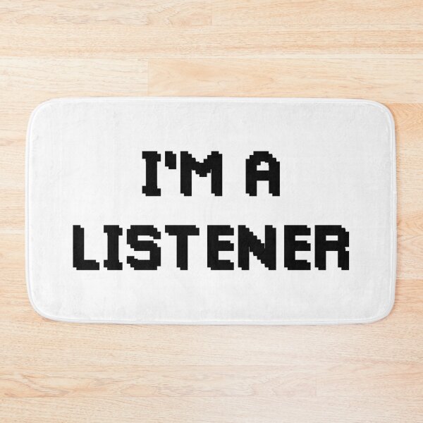 Item preview, I'm a Listener (Black) designed and sold by FilipeFerreira.