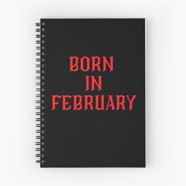 Item preview, BORN IN FEBRUARY designed and sold by Tshirtpedia.