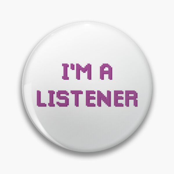 Item preview, I'm a Listener (Purple) designed and sold by FilipeFerreira.